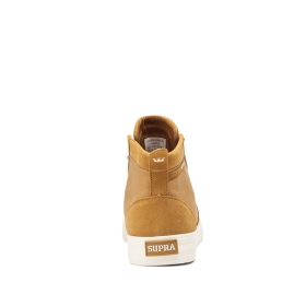 Supra Mens STACKS MID Tan/bone High Top Shoes | CA-81452